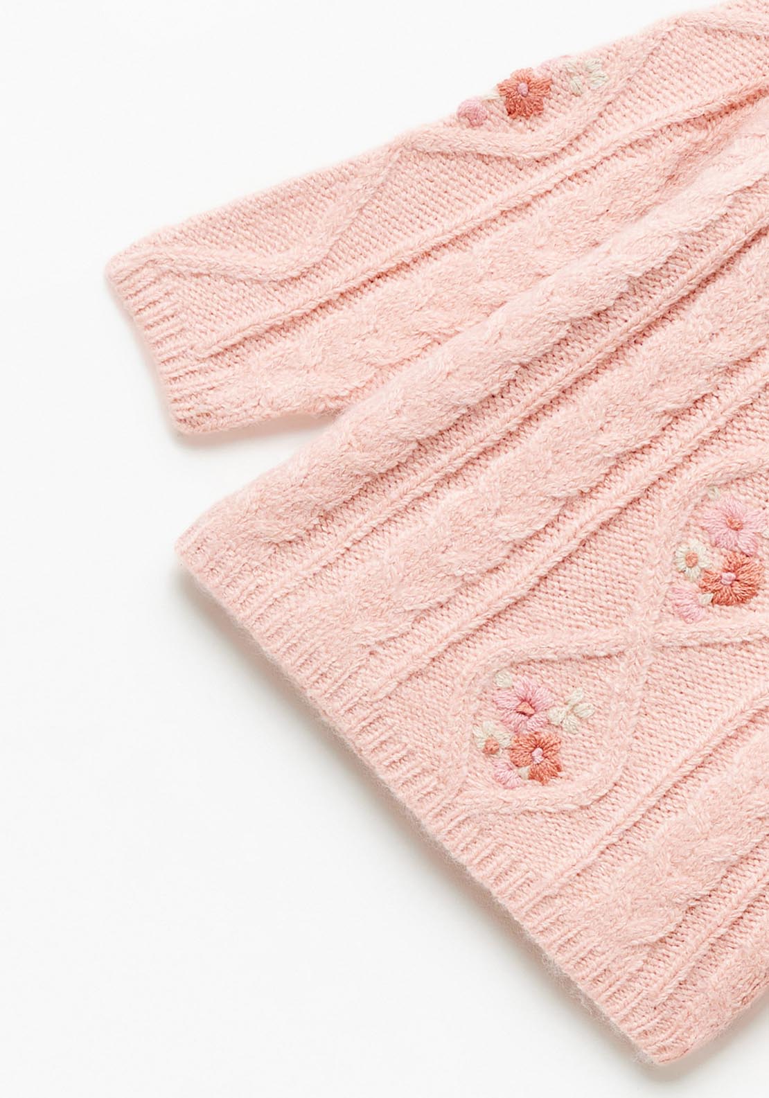 Sfera Embroidered sweater - Pink Light 8 Shaws Department Stores