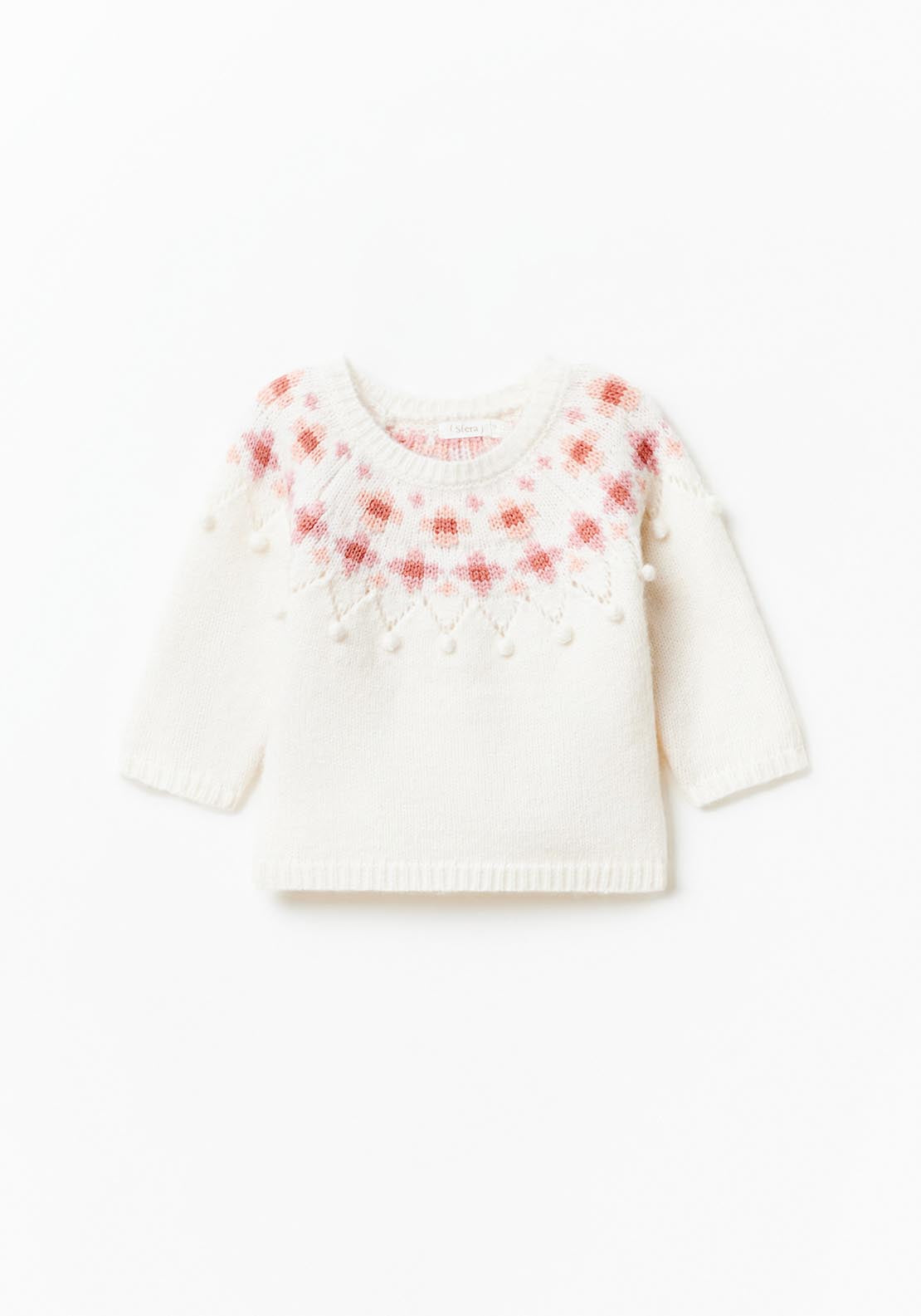 Sfera Alpine sweater - White 1 Shaws Department Stores