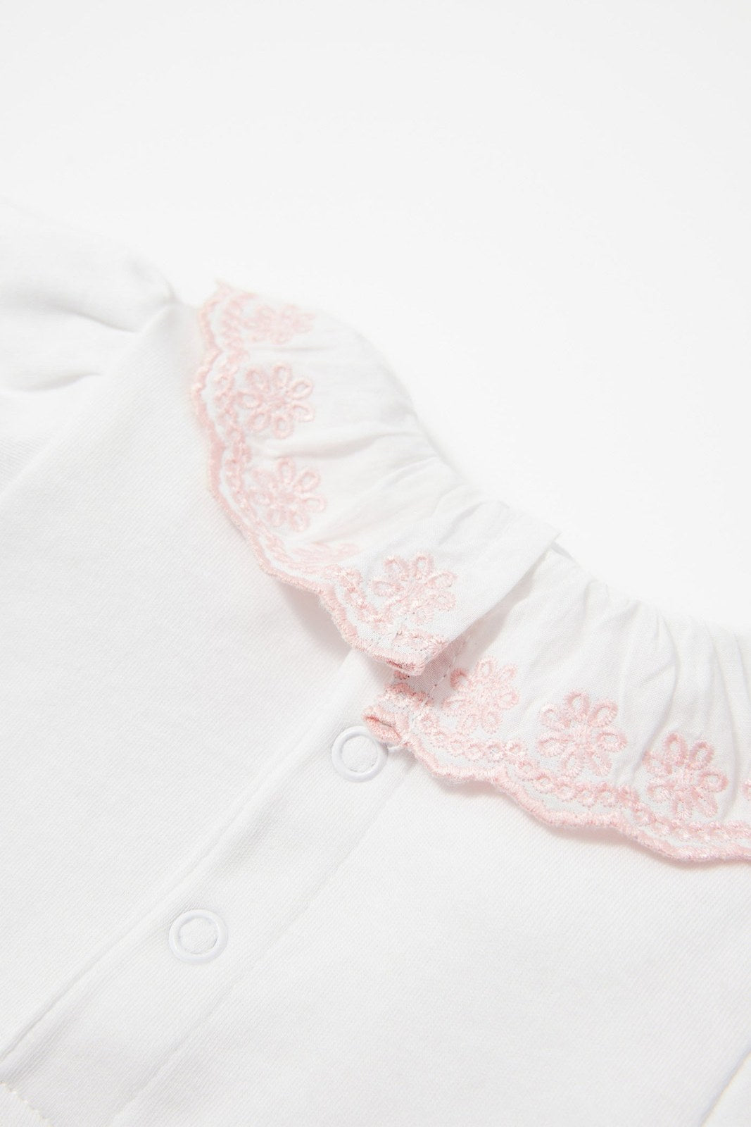 Sfera Voile collar romper - White 7 Shaws Department Stores