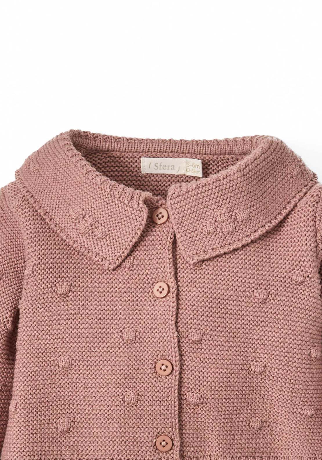 Knit Cardigan - Purple