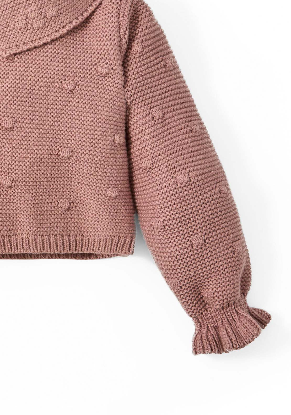 Knit Cardigan - Purple