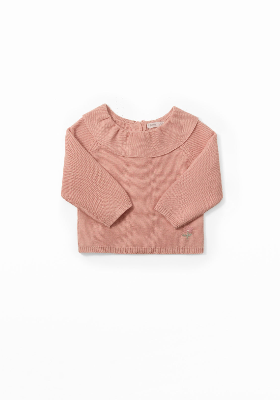 Embroidered Sweater - Pink