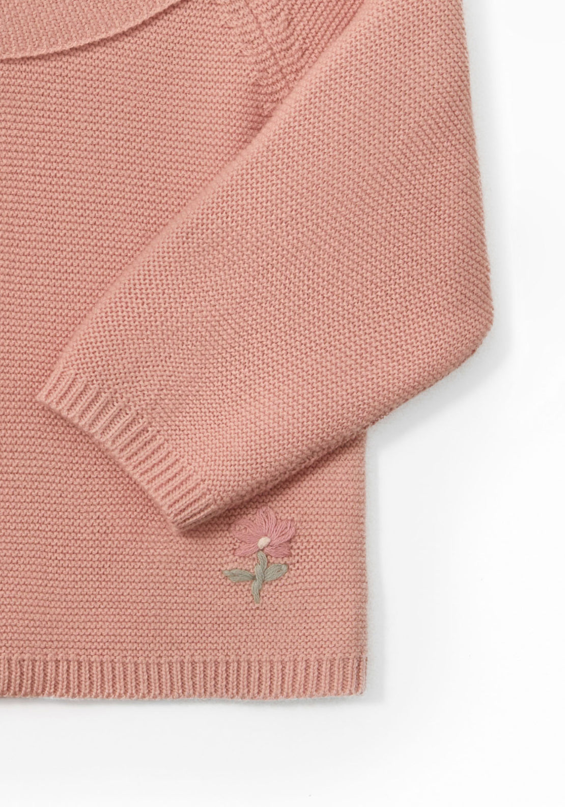 Embroidered Sweater - Pink