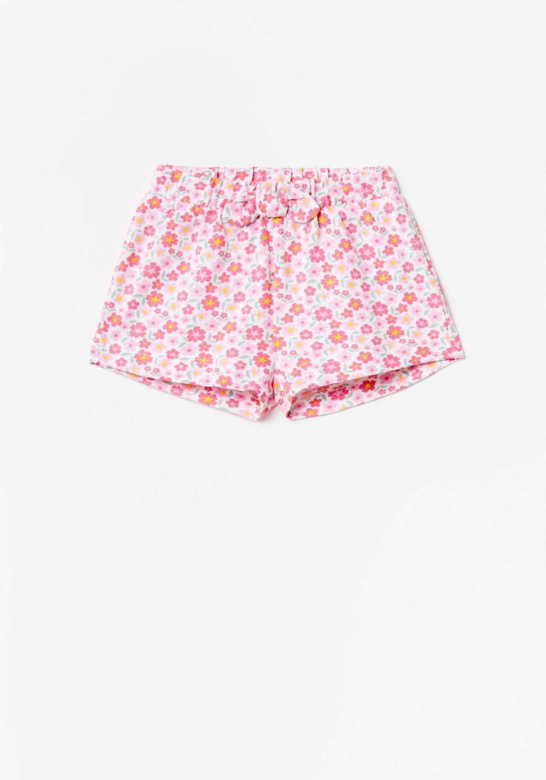 Sfera Floral Shorts - Pink 1 Shaws Department Stores