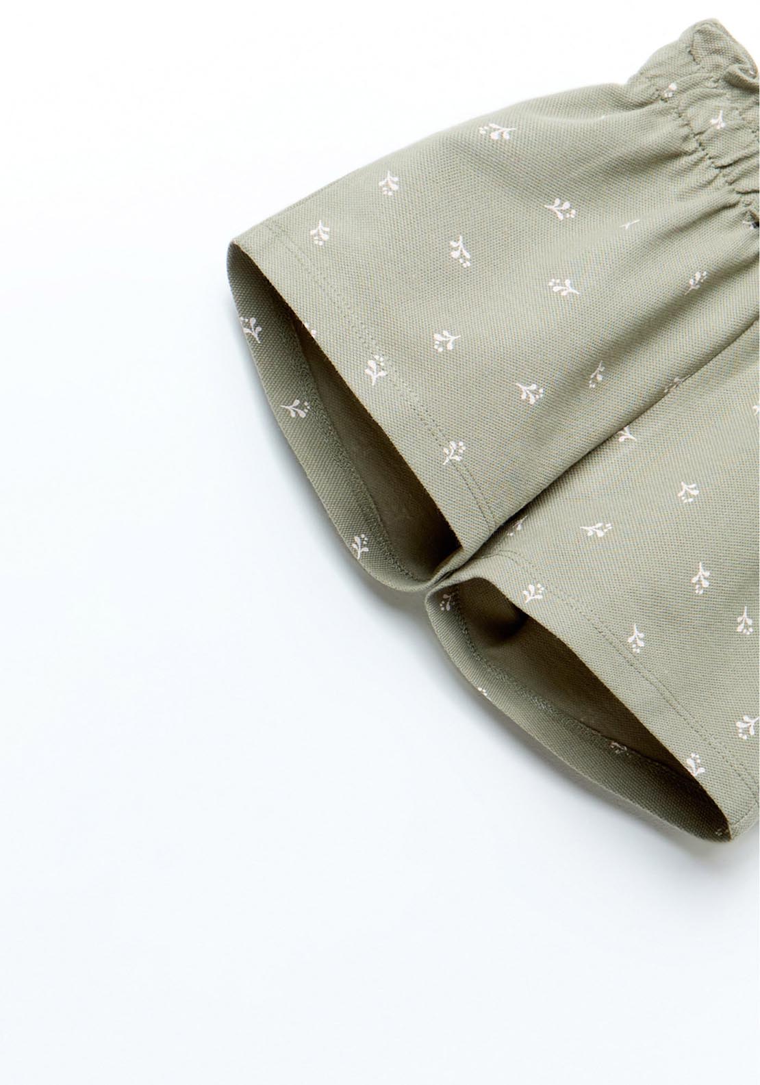 Sfera Green flower print shorts - Green 2 Shaws Department Stores