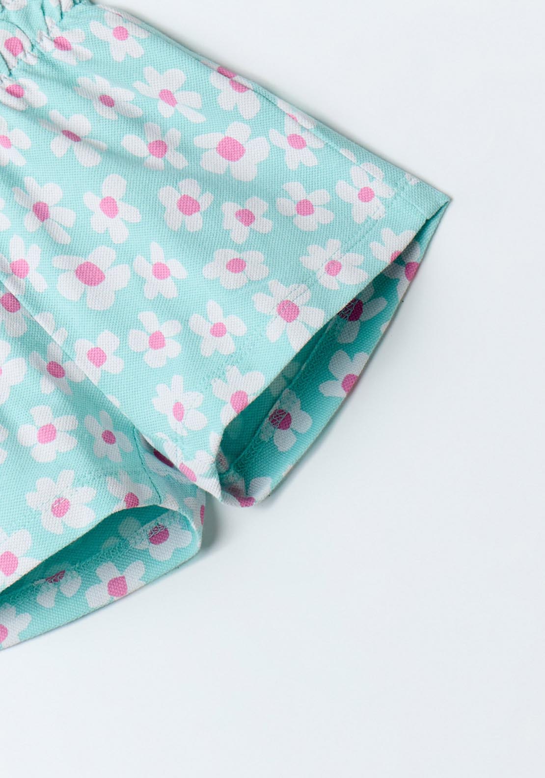 Sfera Flower Print Dress - Blue 1 Shaws Department Stores