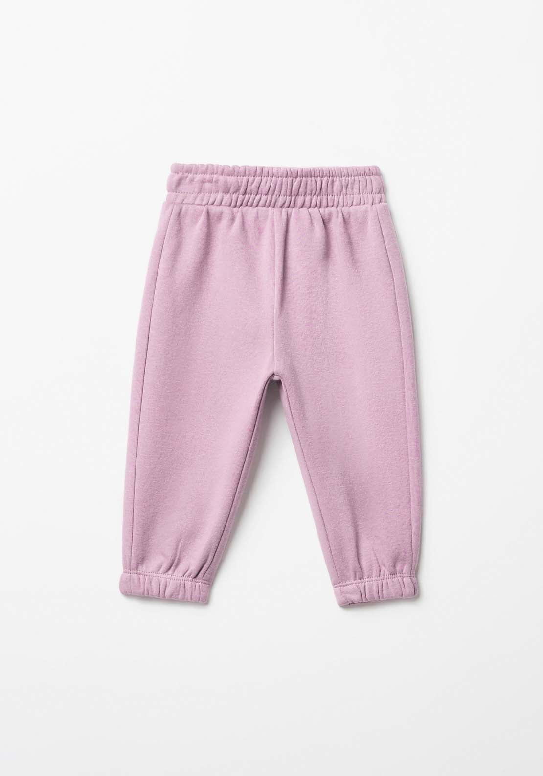Sfera Baby Girl Basic Jogs - Mauve 1 Shaws Department Stores