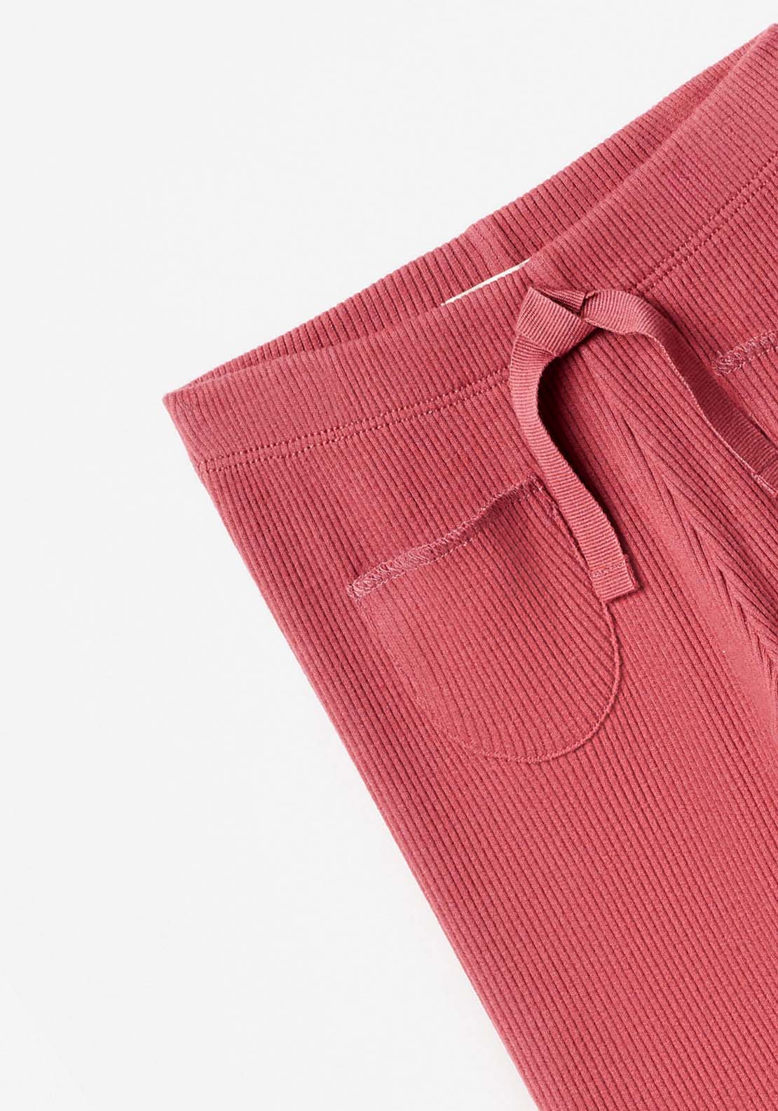 Sfera Ribbed Trousers - Fuchsia 5 Shaws Department Stores