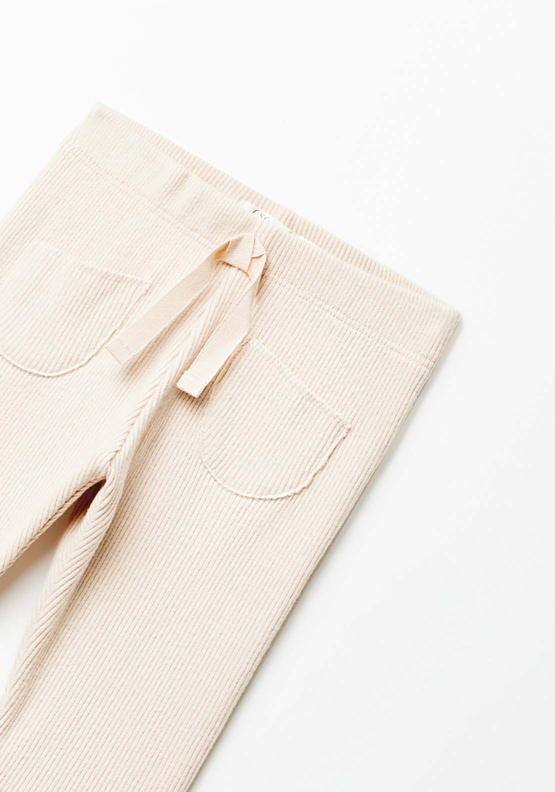 Sfera Plain Trousers With Pockets - Beige 3 Shaws Department Stores