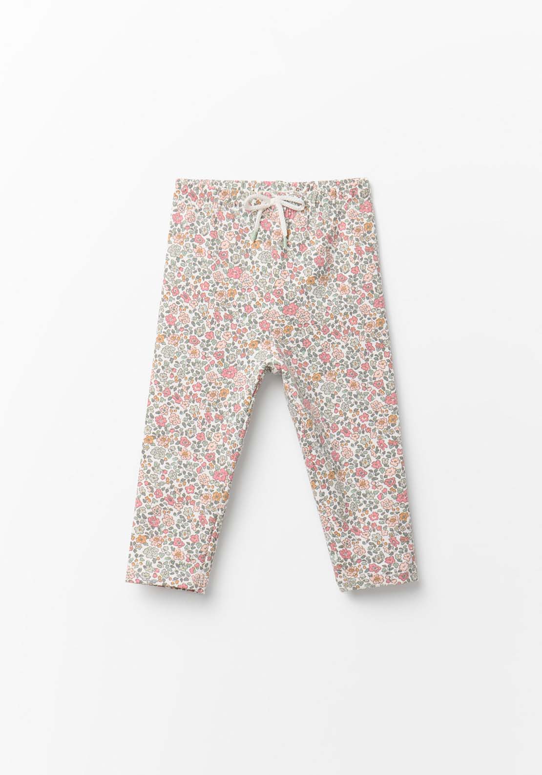 Printed Trousers - Cream Ivory