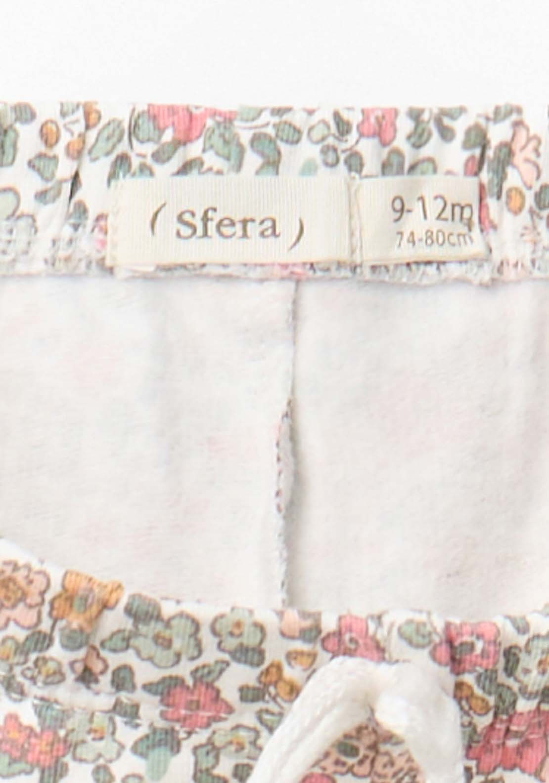 Printed Trousers - Cream Ivory