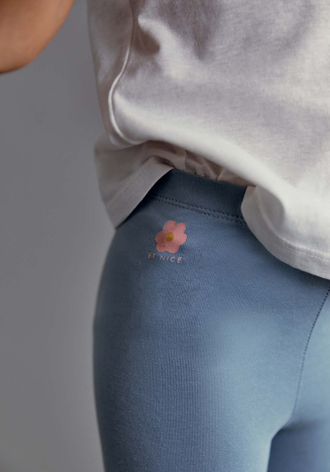 Sfera Plain leggings - Blue 2 Shaws Department Stores