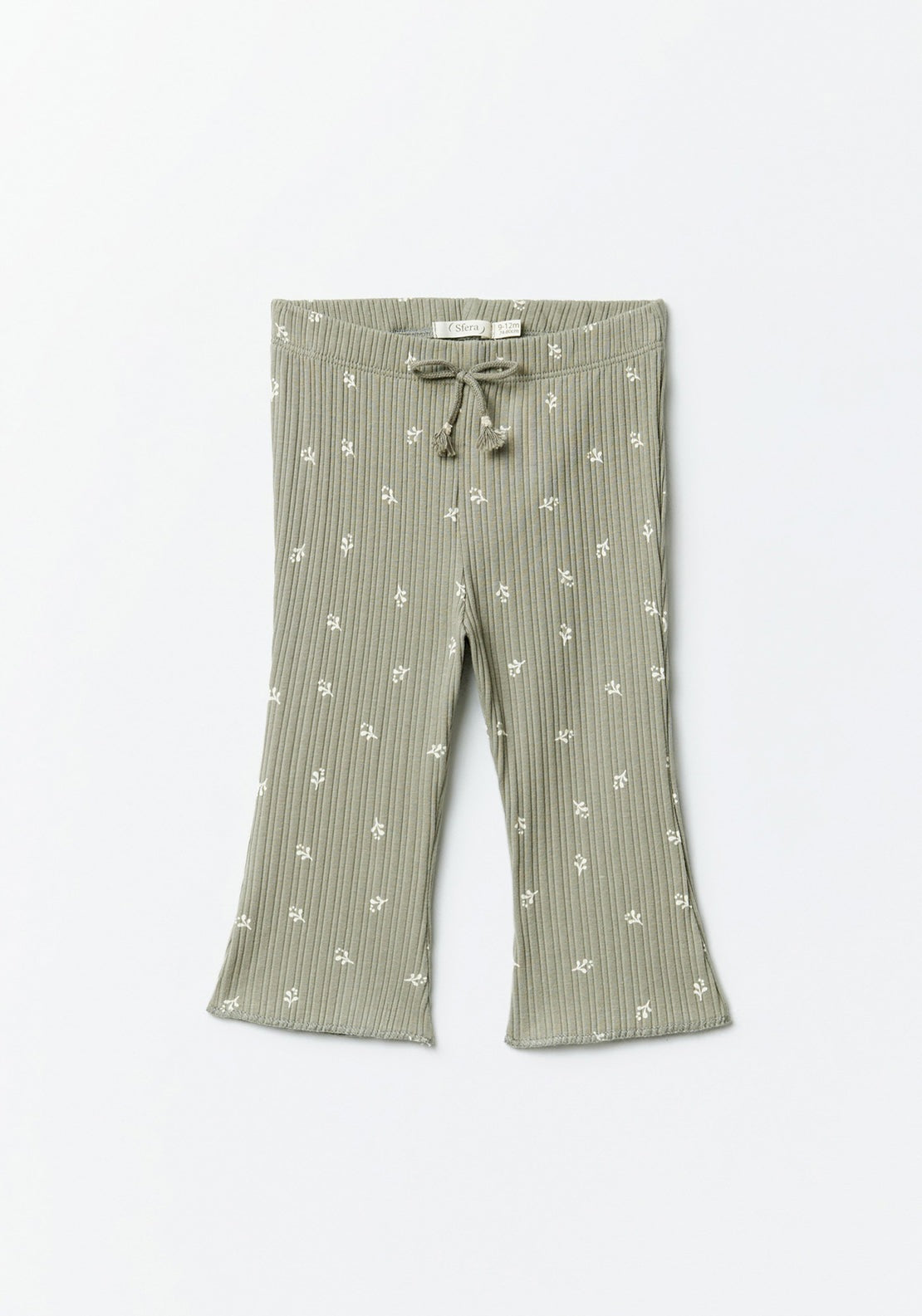 Sfera Flared leggings - Green 1 Shaws Department Stores
