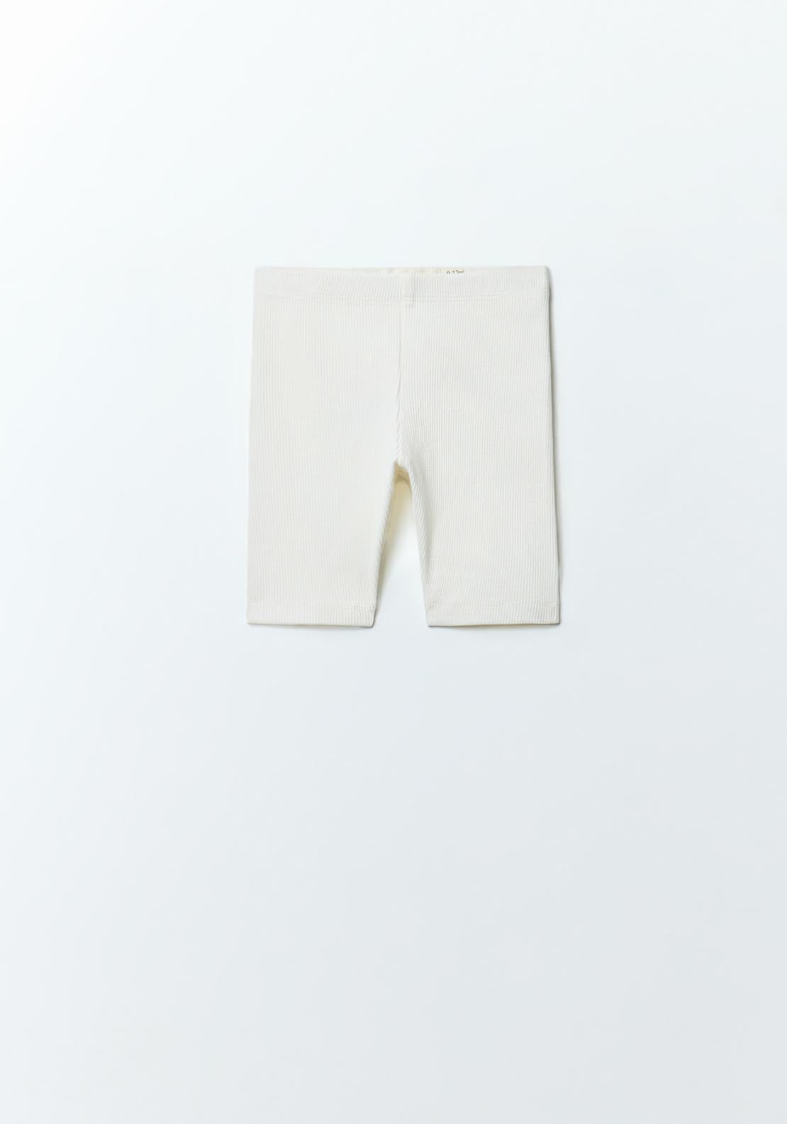 Sfera White ribbed leggings - White 3 Shaws Department Stores