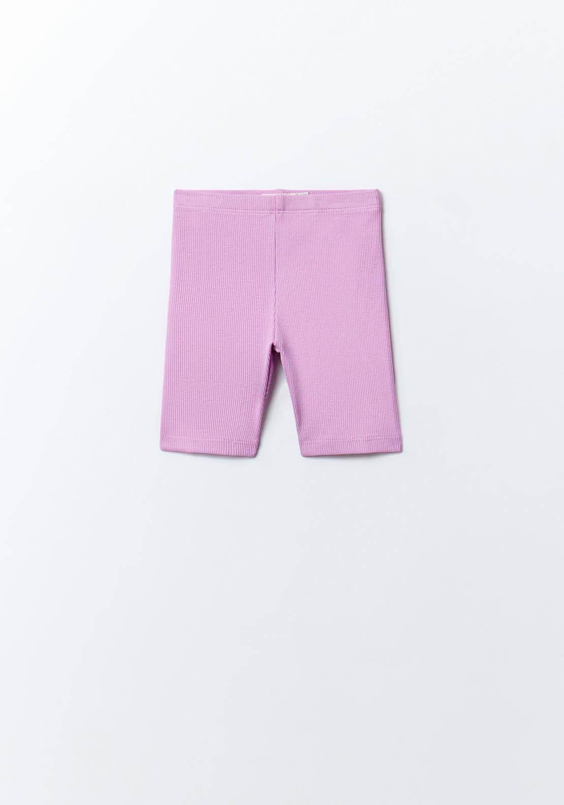 Sfera Lilac ribbed leggings - Lilac 3 Shaws Department Stores