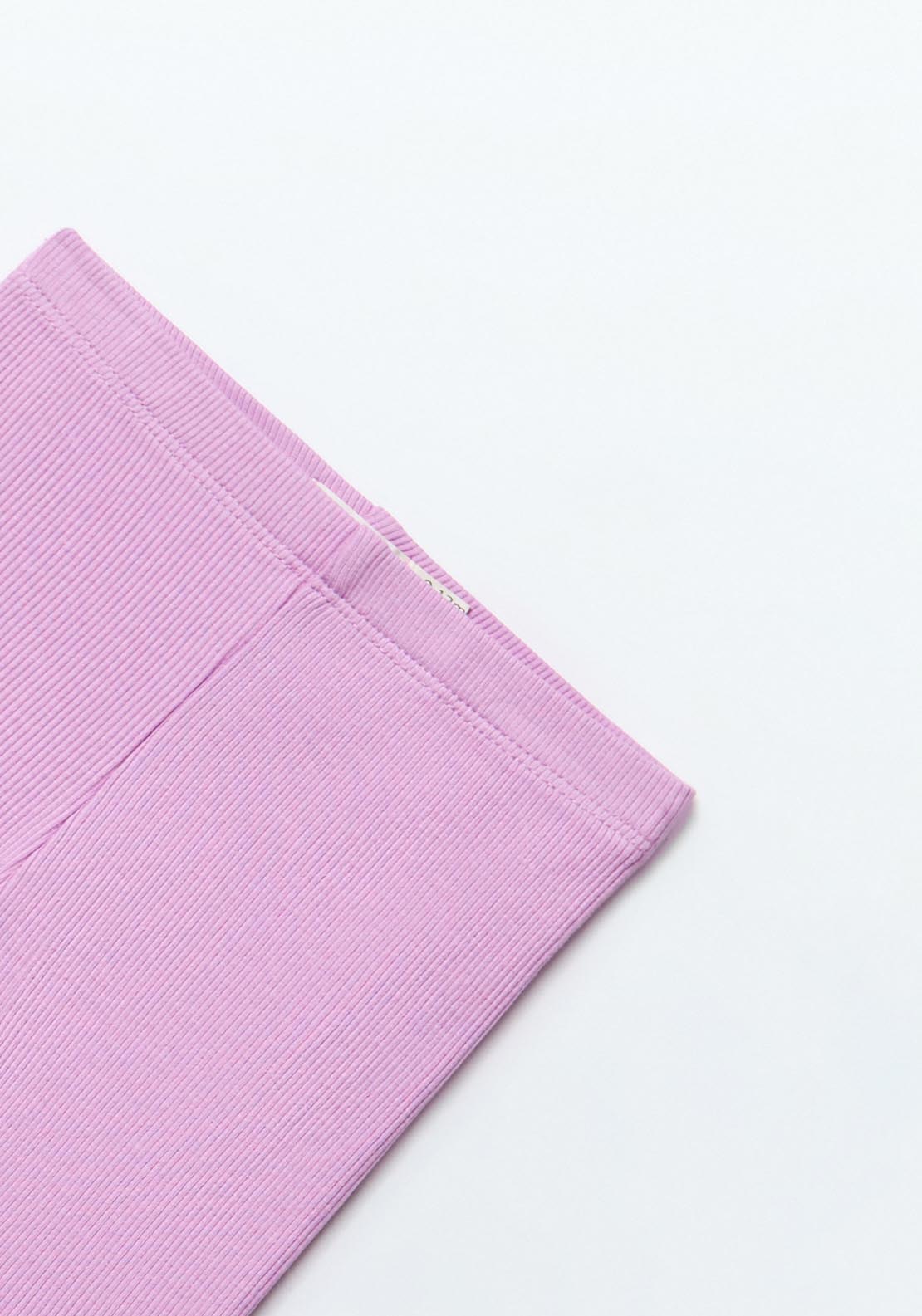Sfera Lilac ribbed leggings - Lilac 1 Shaws Department Stores