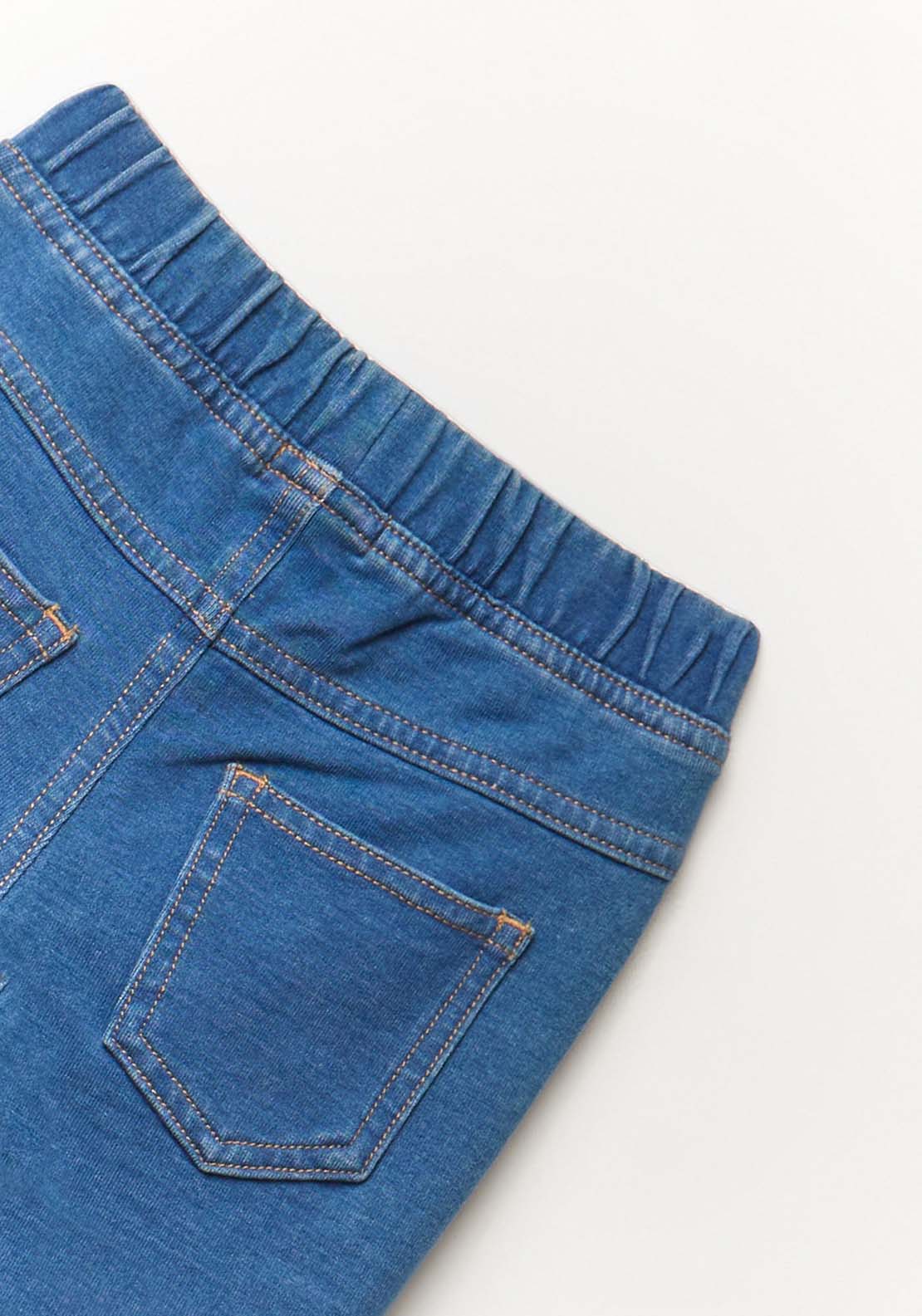 Terry Leggings - Denim Light Wash
