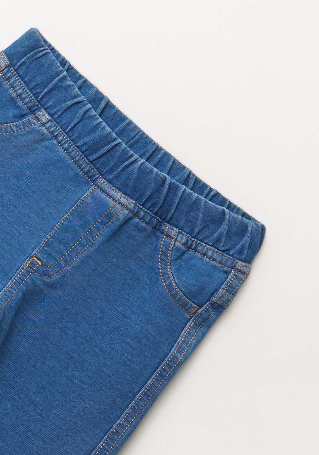 Terry Leggings - Denim Light Wash