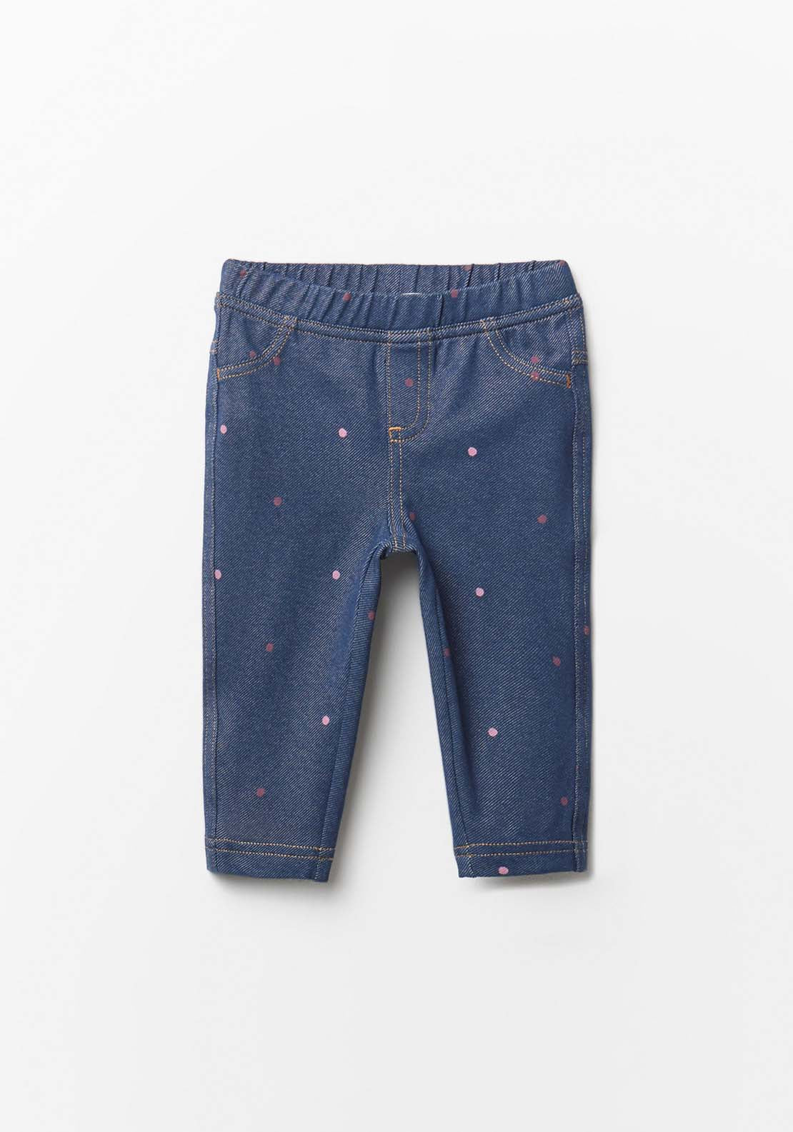 Knit Denim Leggings - Denim Light Wash