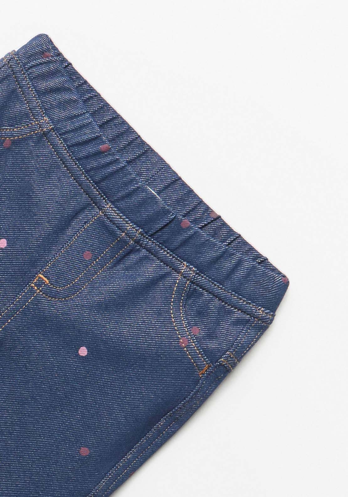 Knit Denim Leggings - Denim Light Wash