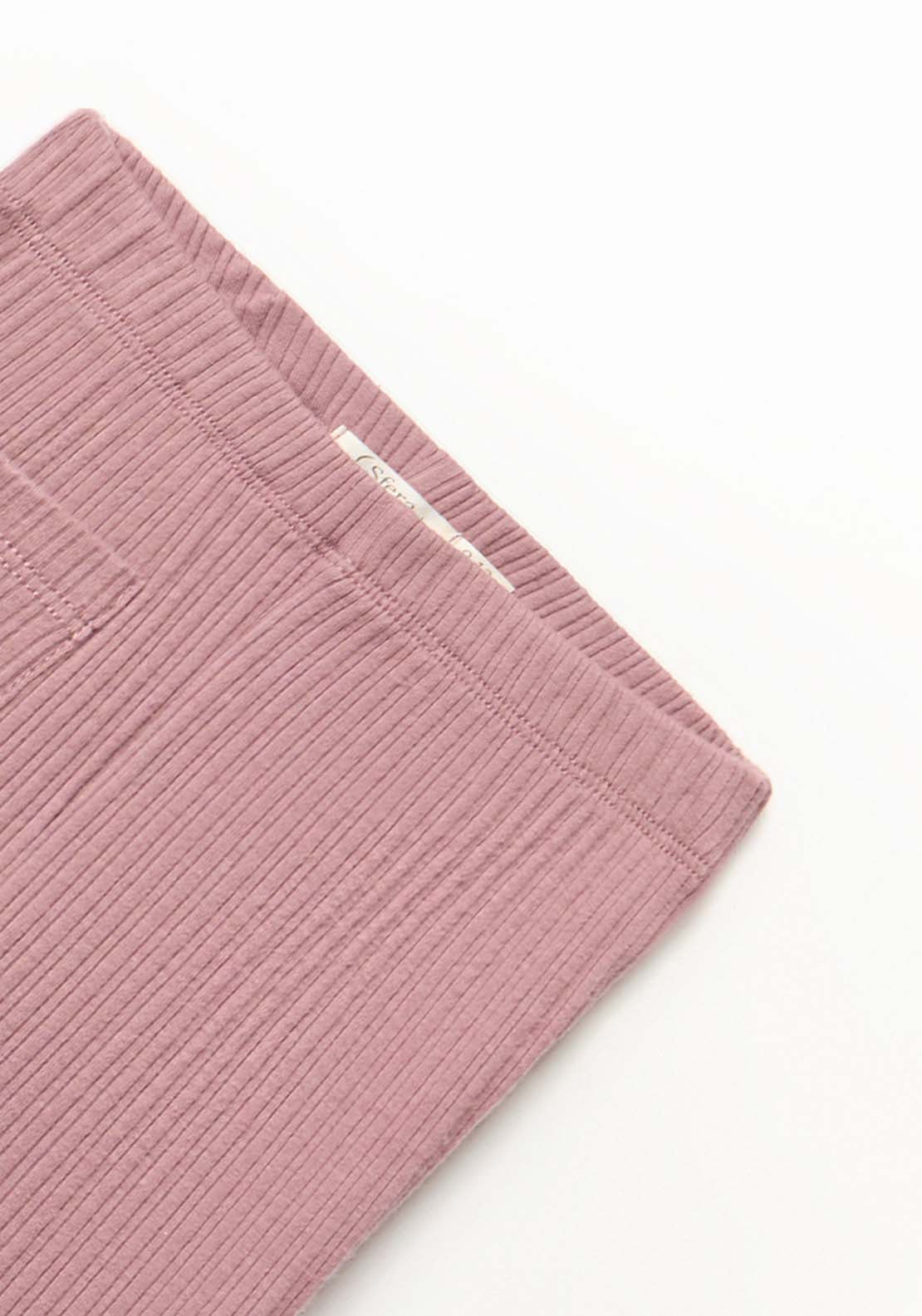 Flared Leggings - Purple