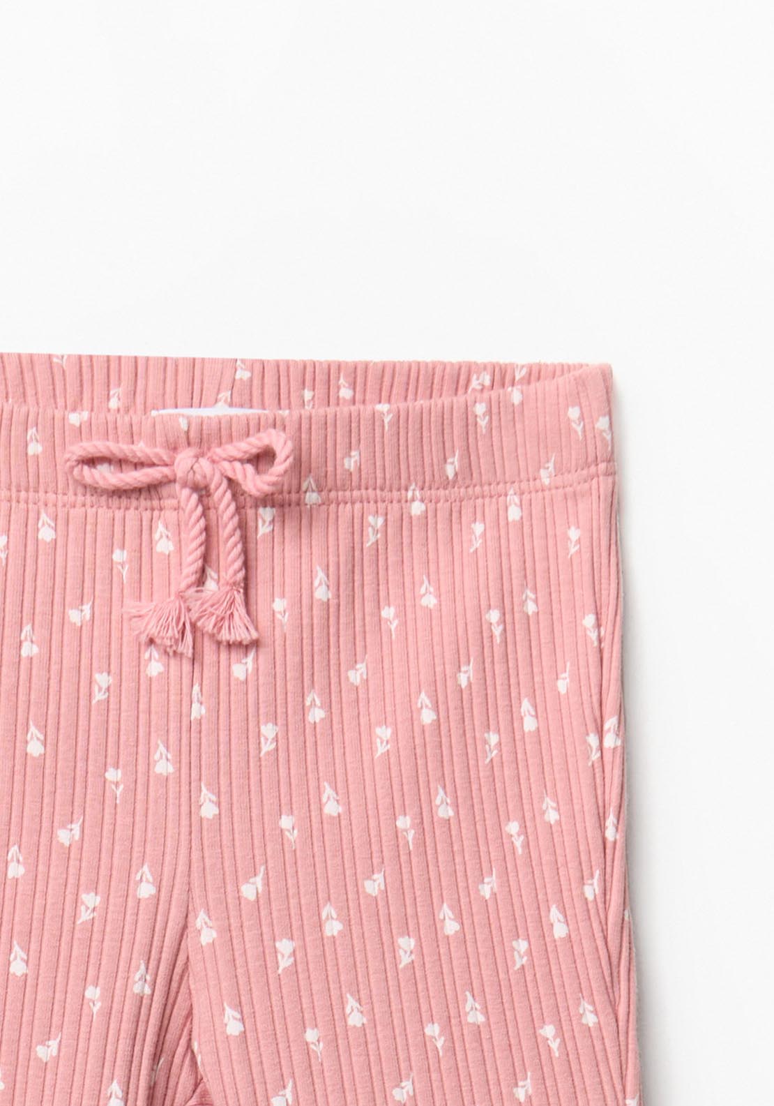 Floral Flared Leggings - Pink