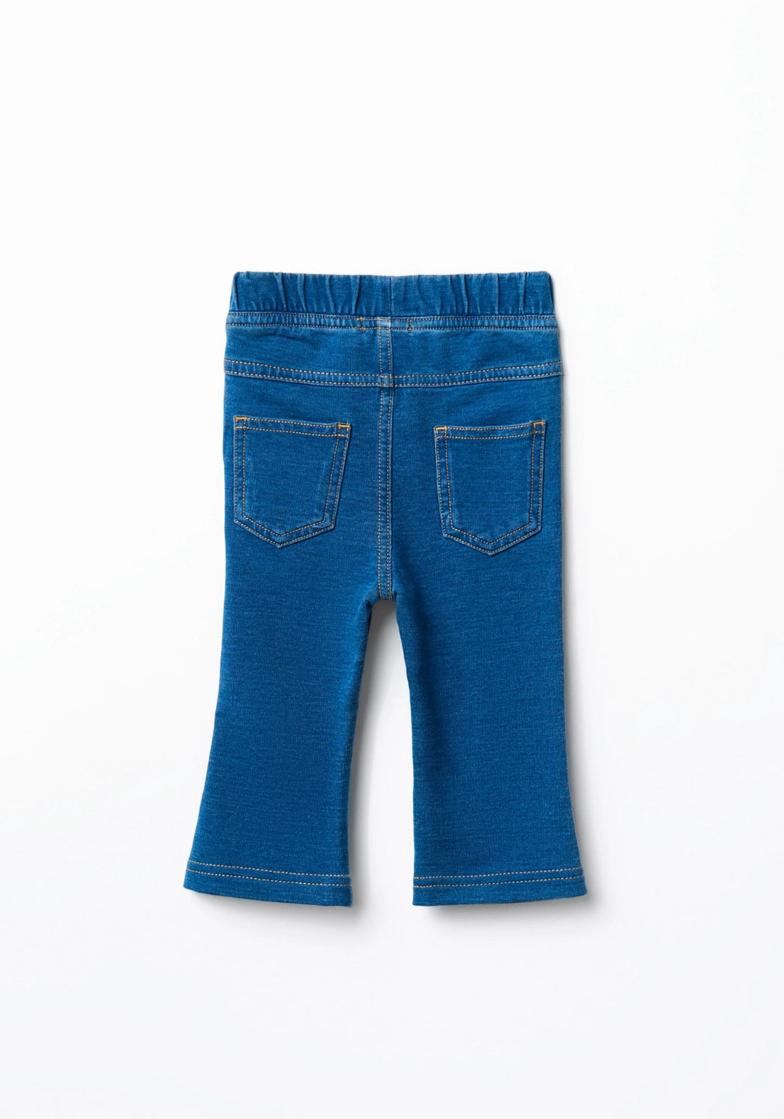 Terry Denim Leggings - Denim Medium Blue