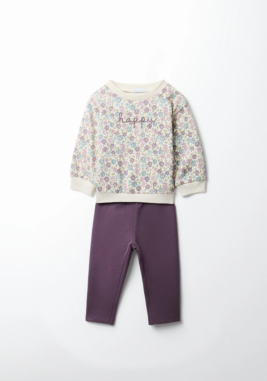 Print Baby Girl Set - Red