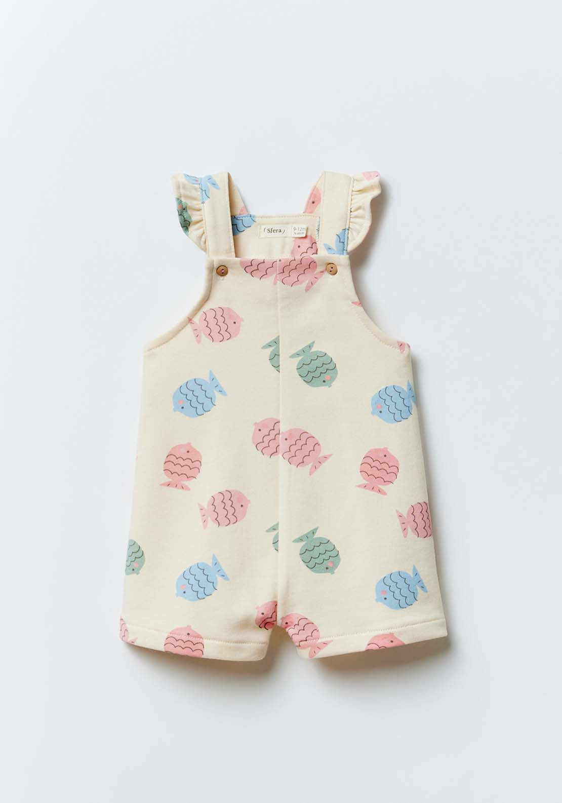 Sfera Baby girl romper - Beige 1 Shaws Department Stores