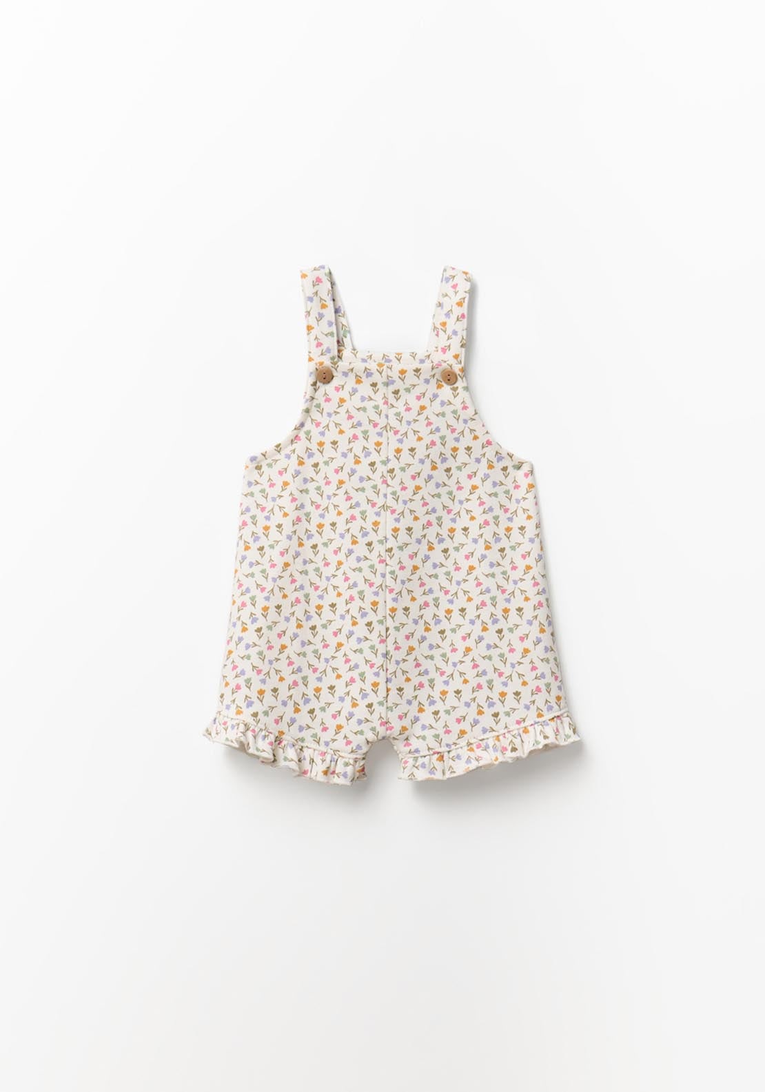 Floral Romper - Cream