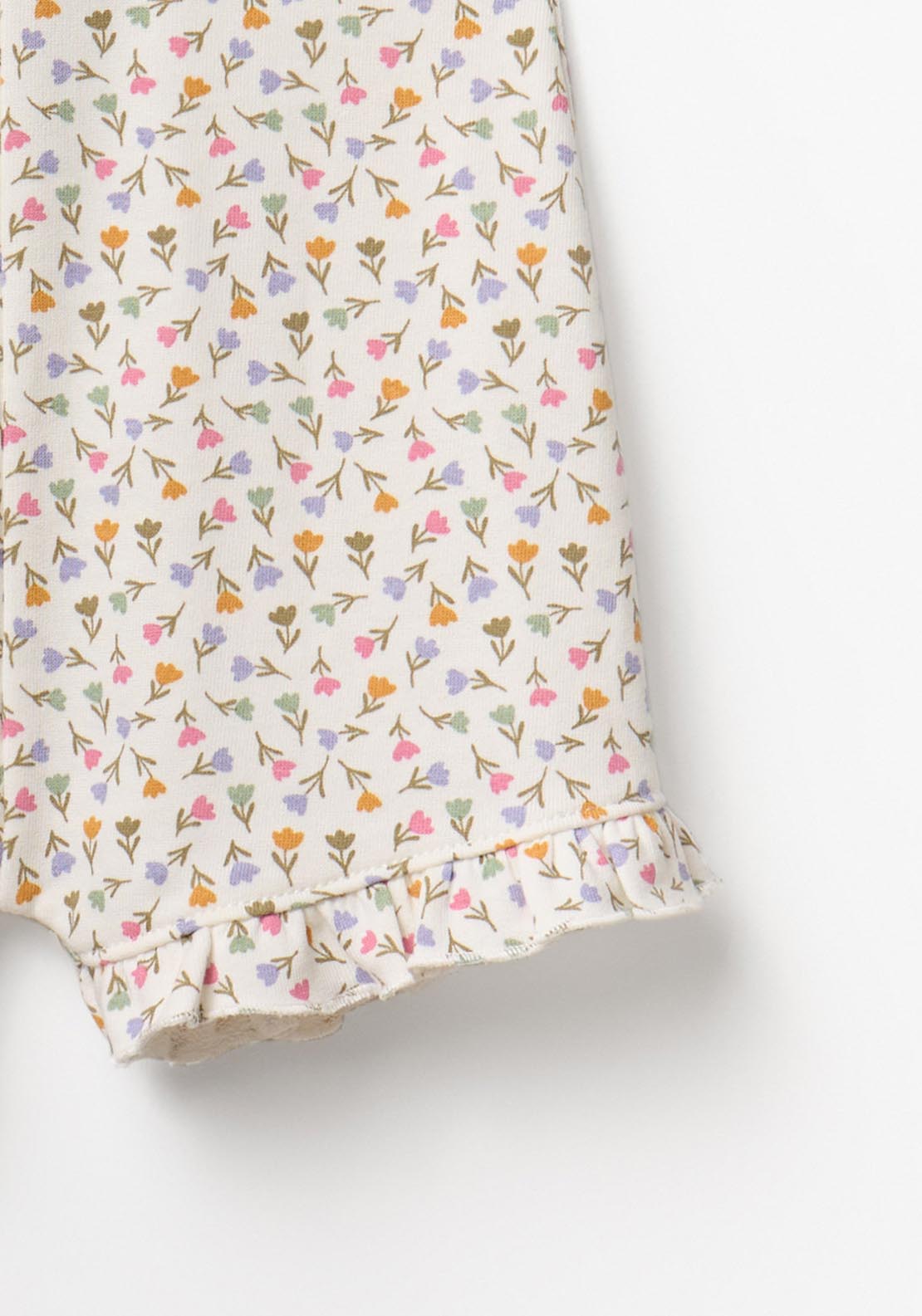 Floral Romper - Cream