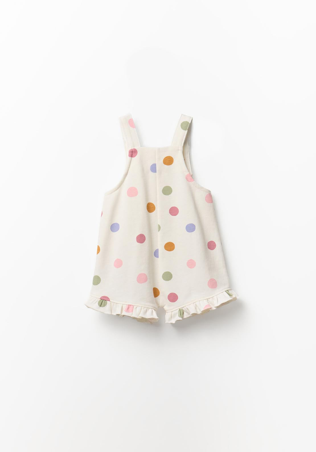 Polka Dot Romper - Cream