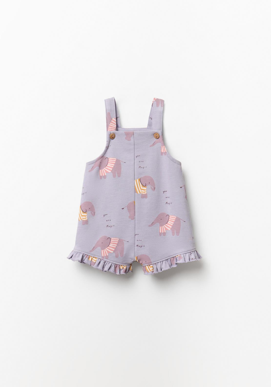 Elephant Romper - Purple