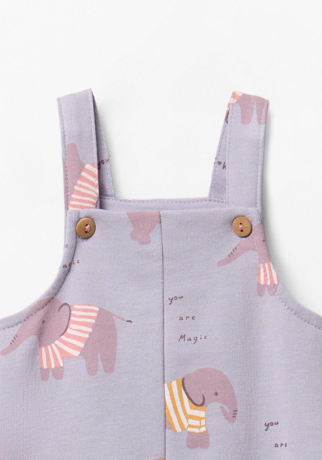 Elephant Romper - Purple