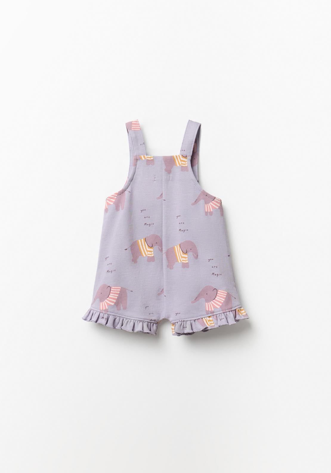 Elephant Romper - Purple