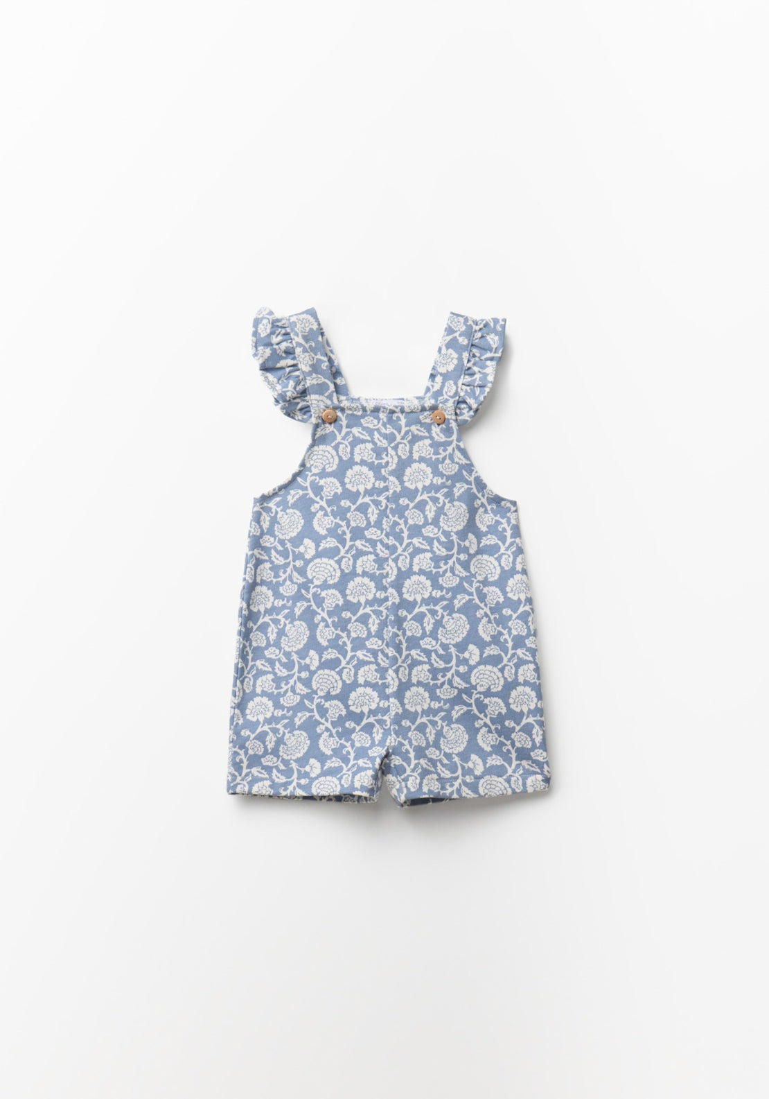 Two-Tone Playsuit - Blue