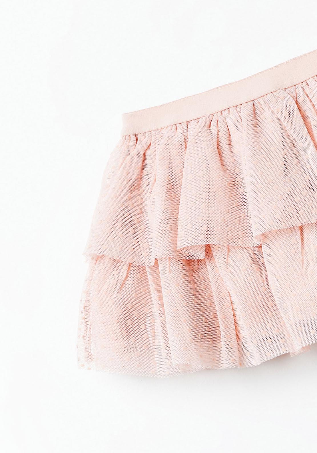 Sfera Polka dots tulle skirt - Pink 4 Shaws Department Stores
