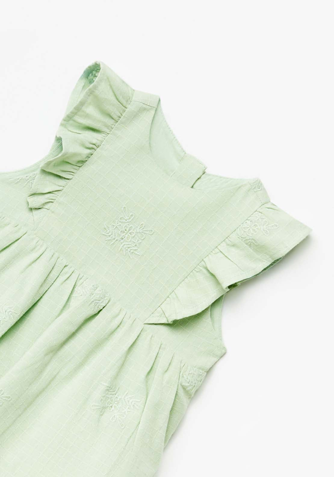 Sfera Blouse Set With Embrodidery - Green 6 Shaws Department Stores