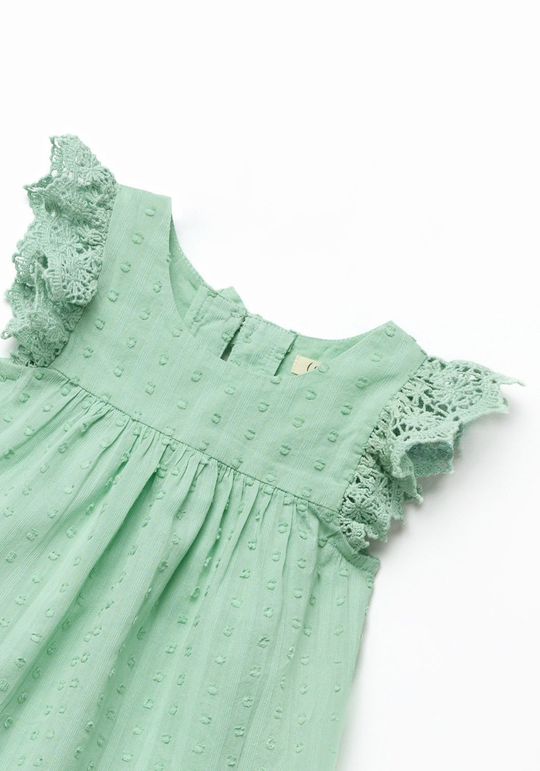 Sfera Ruffled blouse set - Green 3 Shaws Department Stores