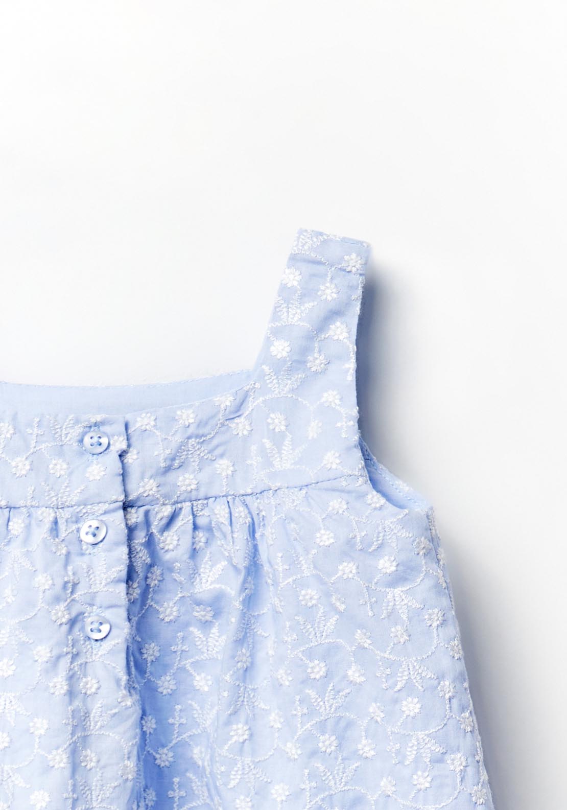 Sfera Woven Blouse Set - Blue 4 Shaws Department Stores