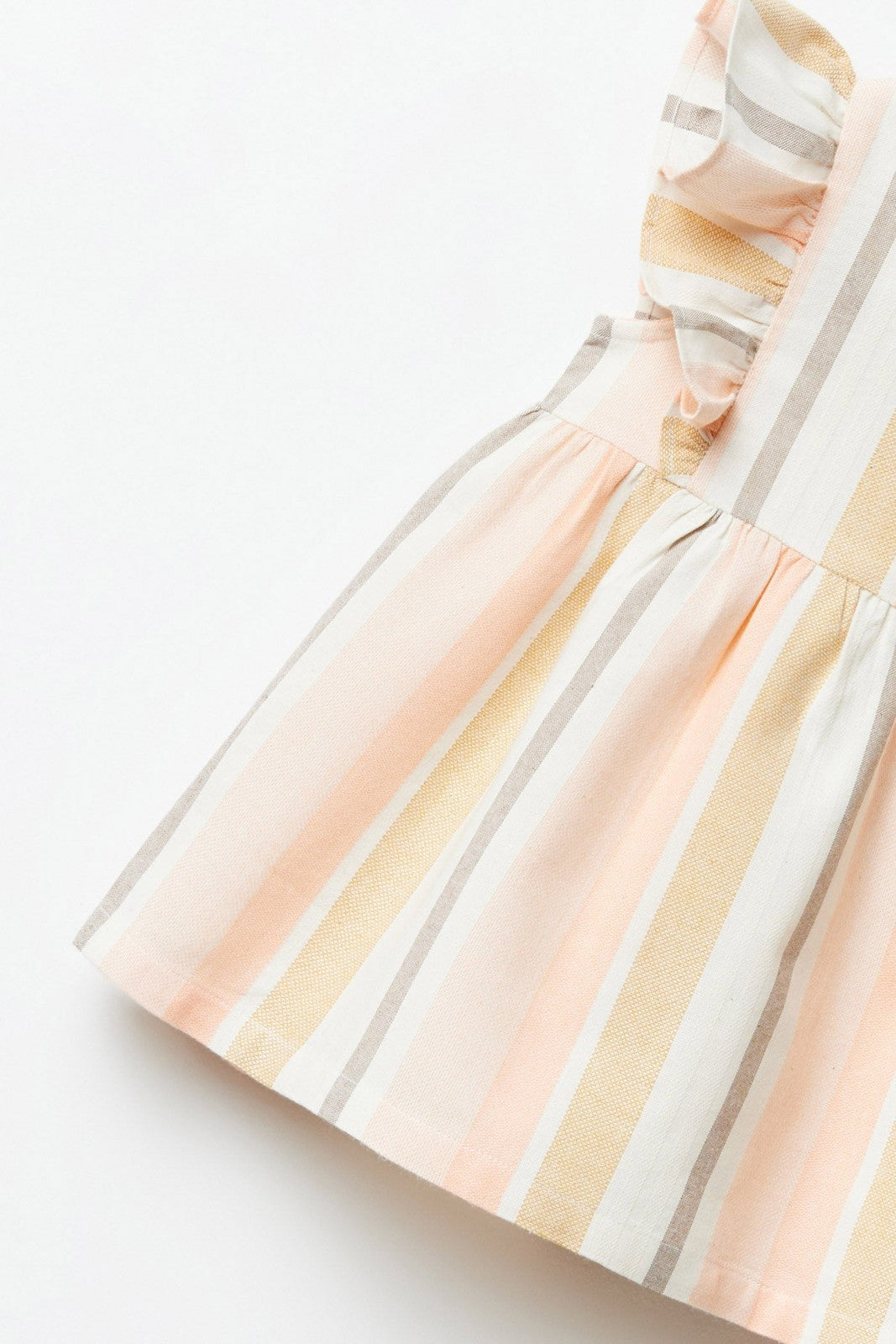 Sfera Stripes rustic dress - Salmon 4 Shaws Department Stores
