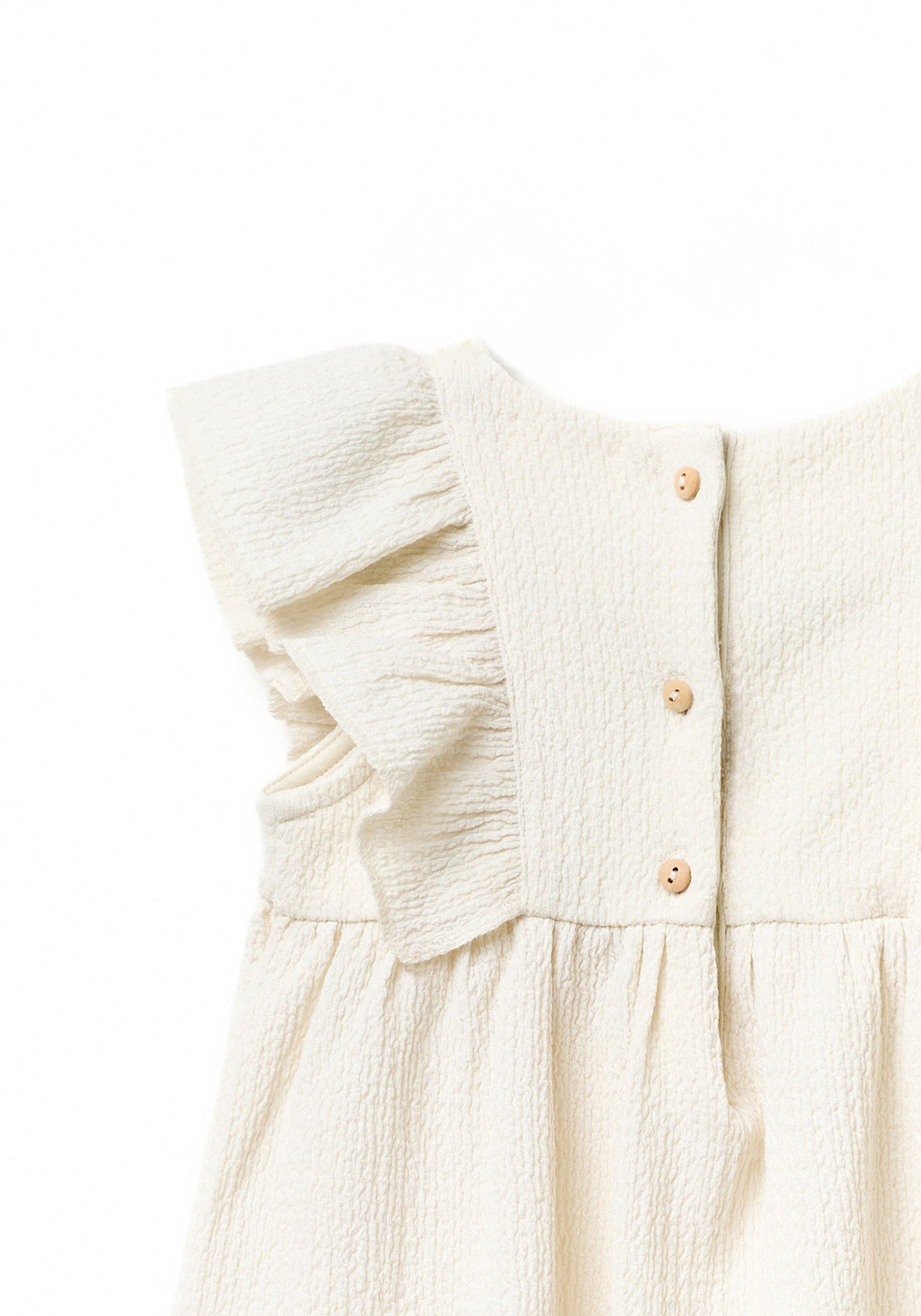 Sfera Wrinkle-effect dress - Cream 5 Shaws Department Stores