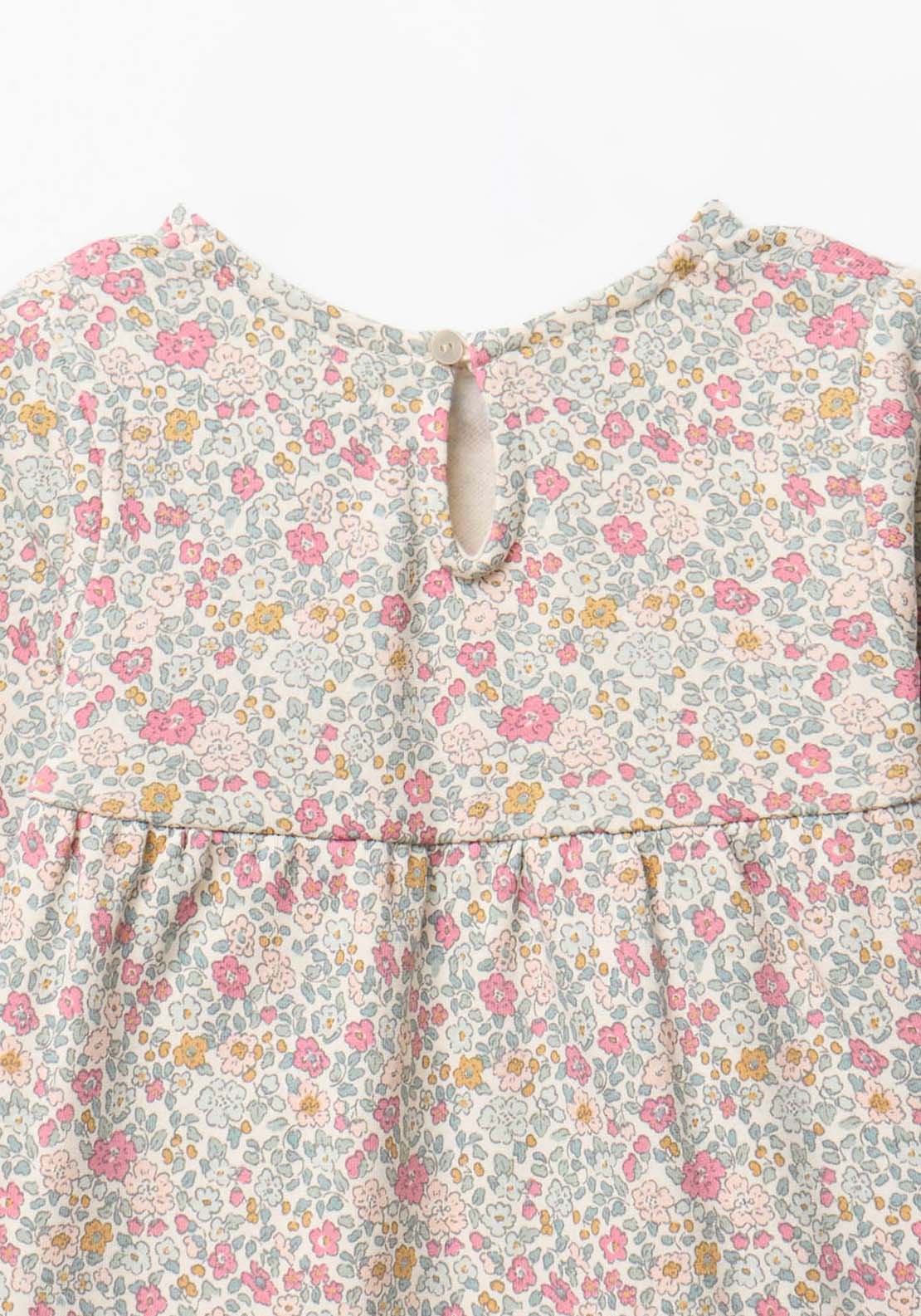 Printed Dress - Cream Ivory