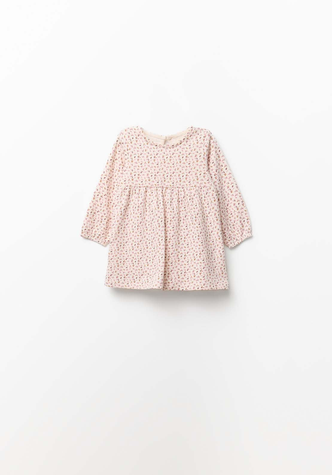 Printed Dress - White
