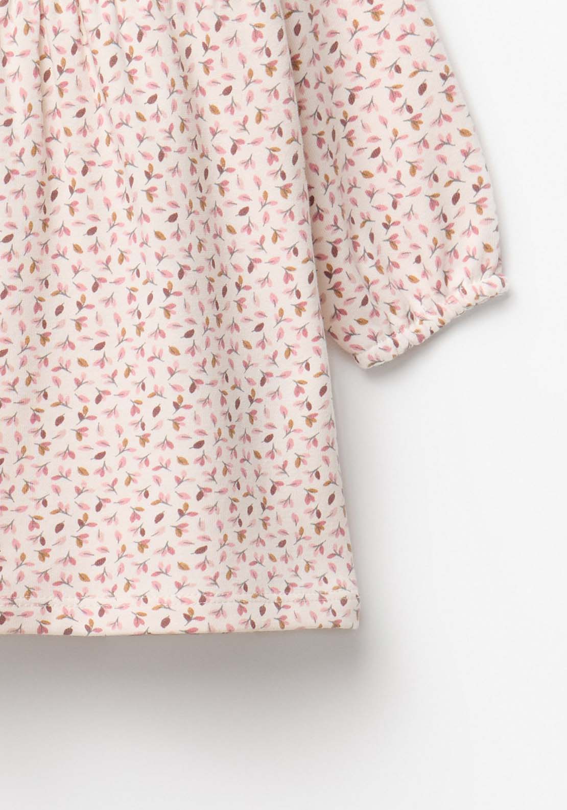 Printed Dress - White