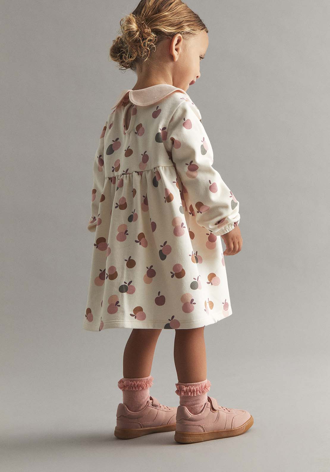Printed Dress - Cream