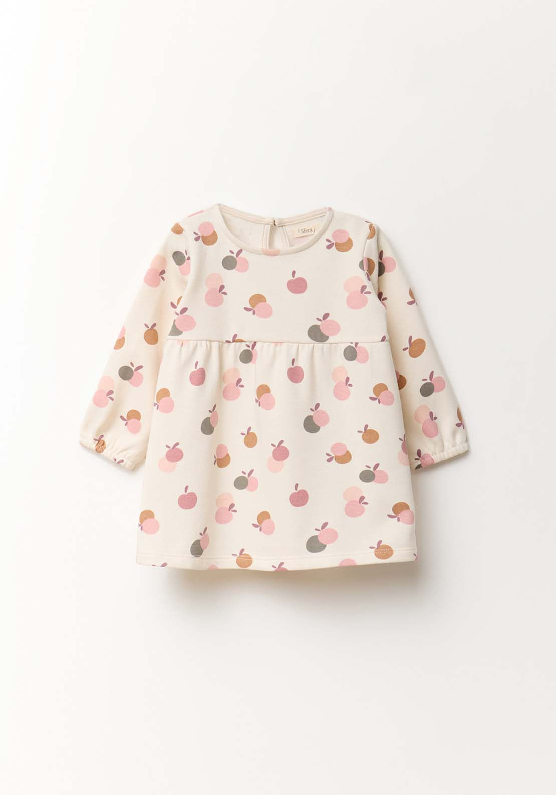 Printed Dress - Cream