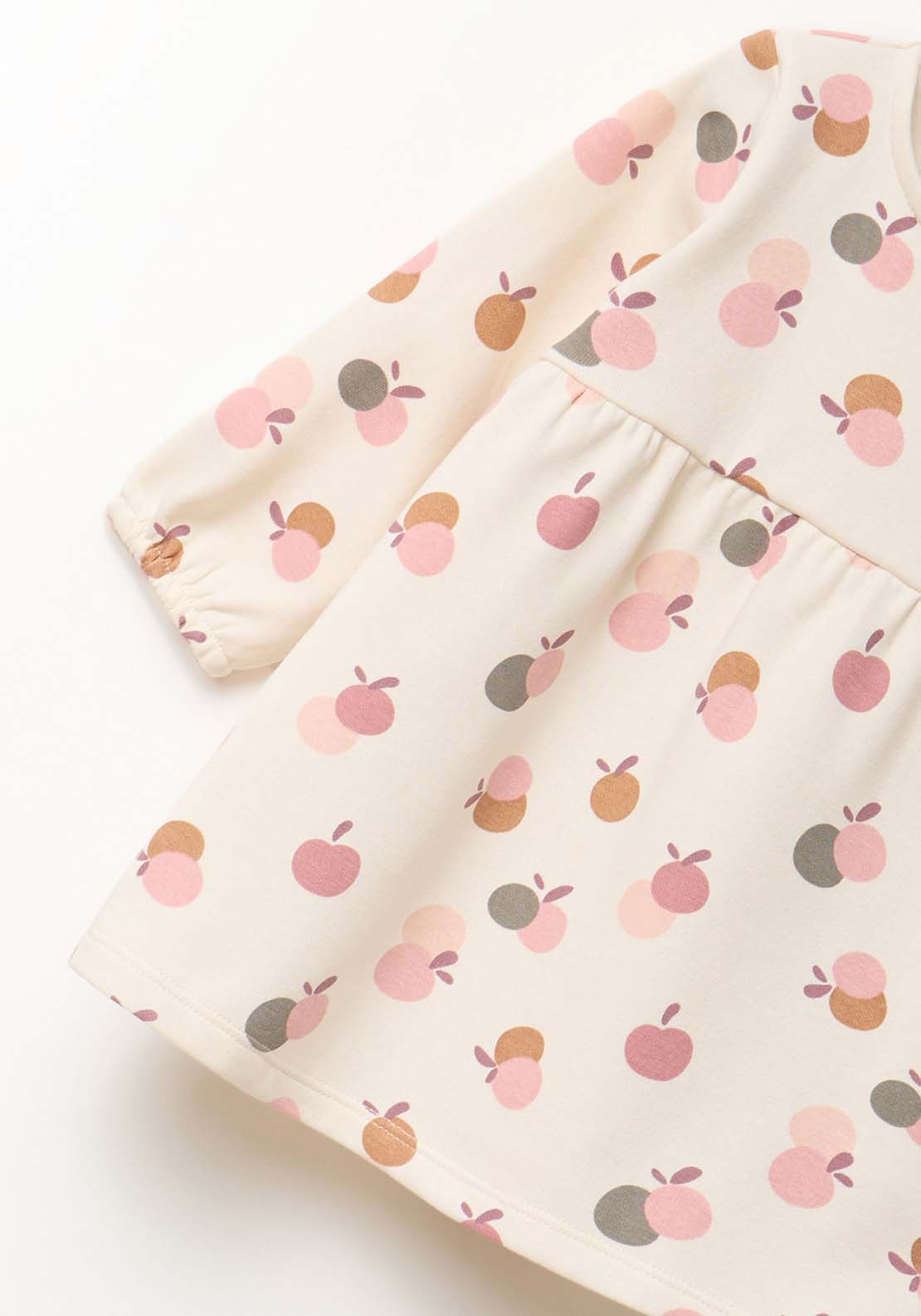 Printed Dress - Cream
