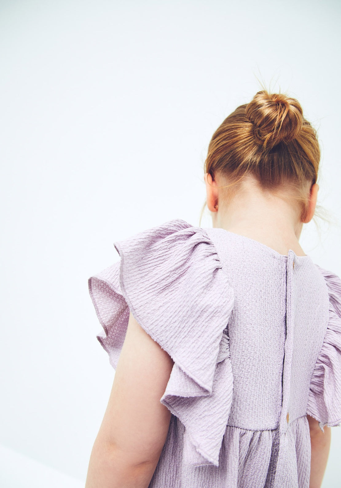 Wrinkle Effect Dress - Lavender