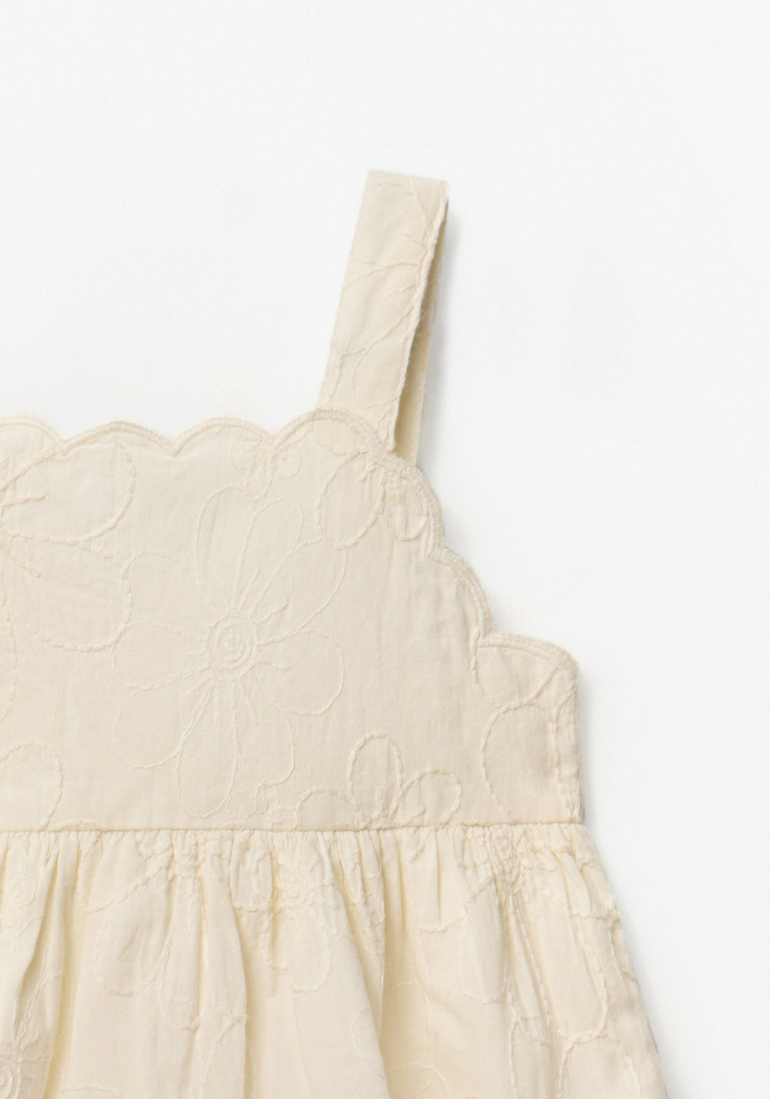 Embroidered Dress - Ice